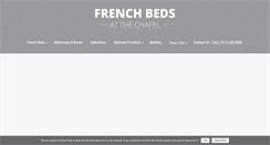 Desktop Screenshot of frenchbedsatthechapel.com
